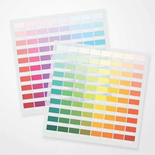 DTF Colour Chart